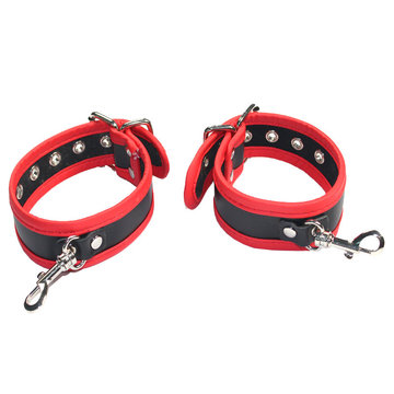 Sex Bondage Unisex Sexual Black Sex Shackles Bondage Punching Sex Slave Hand Chain Ankle Cuff